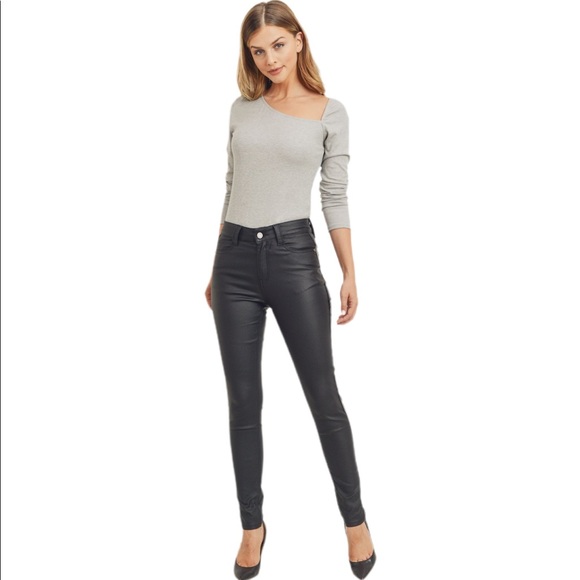 NWT Sarina Skinny Coat Black Denim Pants - Picture 4 of 15